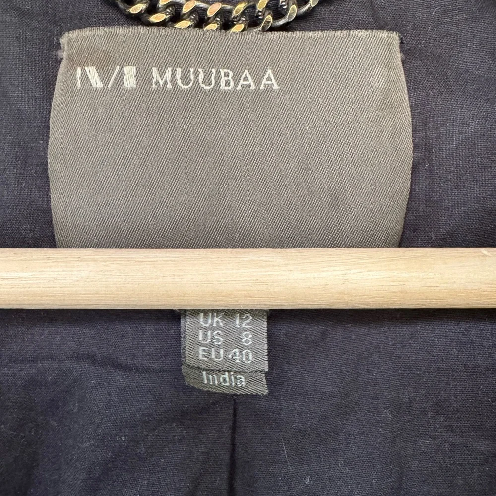 Muubaa quilted leather motorcycle style jacket - Picture 7 of 8